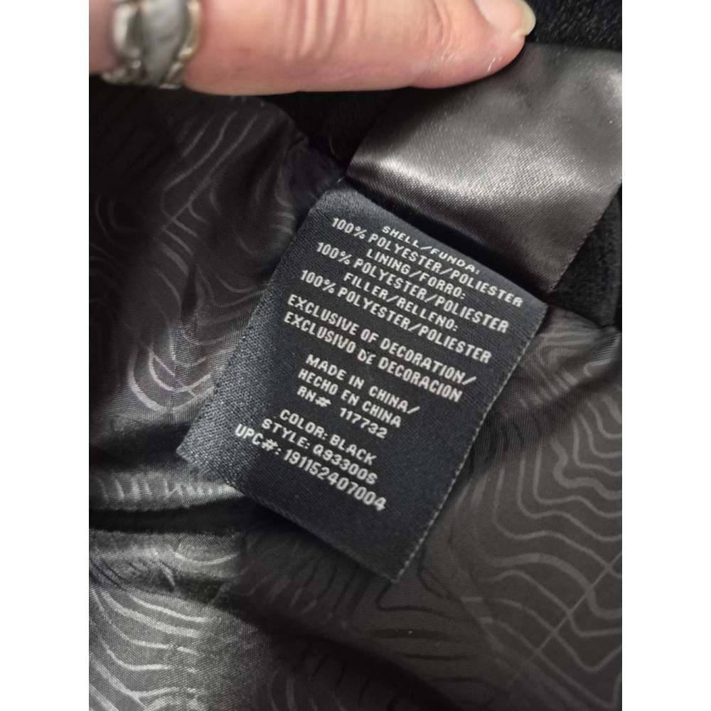 Women's ZEROXPOSUR Black Puffer Faux Suede Soft Zip Up Vest L - Picture 7 of 10